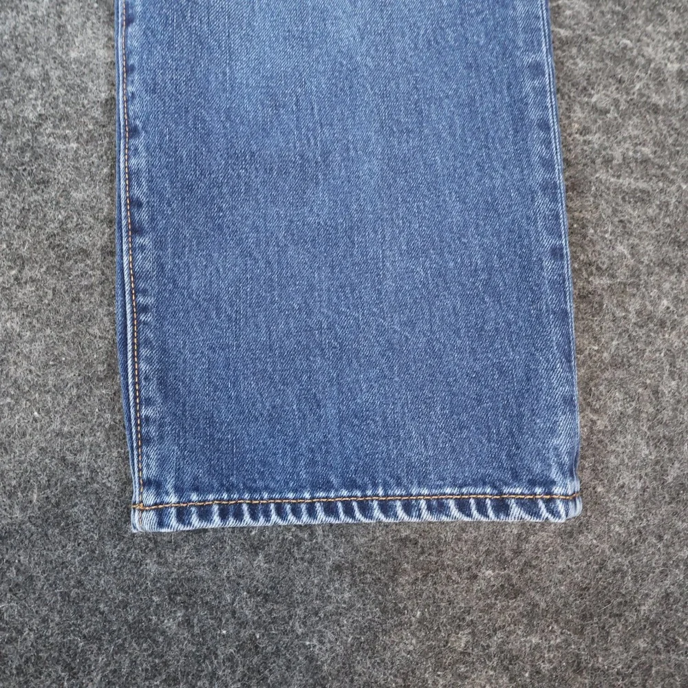 Lands'‎ End Jeans Mens 37 Blue 100% Cotton Traditional Fit Straight Leg Denim
